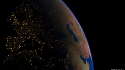 Заставка Планета Земля 3D - Получите возможность увидеть Землю из космоса с  этой заставкой для рабочего стола