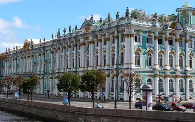 Эрмитаж в Санкт-Петербурге обои для рабочего стола, картинки и фото -  RabStol.net