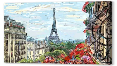 Фон города париж (42 фото) »