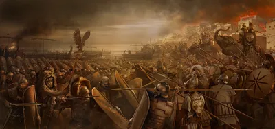 Обои для рабочего стола Rome: Total War Щит Мечи Копья Война солдат
