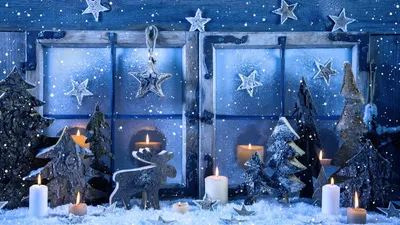 Олень, санта клаус, зима, новый год, рождество обои для рабочего стола,  картинки, фото, 1920x1200.