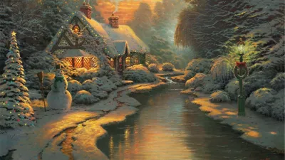 Зима в деревне - красивые фото