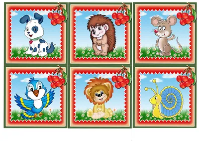 Картинки (наклейки) на шкафчик для группы \"Вишенка\" (Вишенька) - Наклейки -  Оформление детского сада - Оформление детского сада