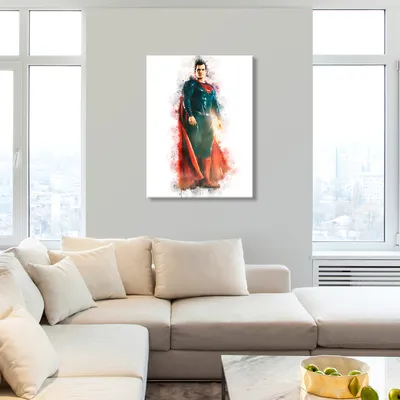 Супермен картина на холсте декор на стену марвел мстители superman подарок  парню постер картина с героями — цена 360 грн в каталоге Постеры ✓ Купить  товары для дома и быта по доступной