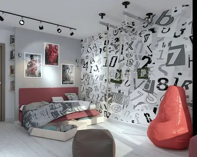 Комната для подростка-мальчика: 72 идеи интерьера спальни в современном  стиле | SALON