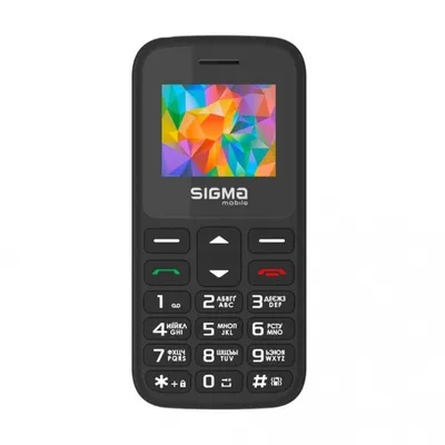Купить Мобильный телефон (бабушкофон) Sigma mobile Comfort 50 HIT2020,  Black, Dual Sim (187011) | Microtron