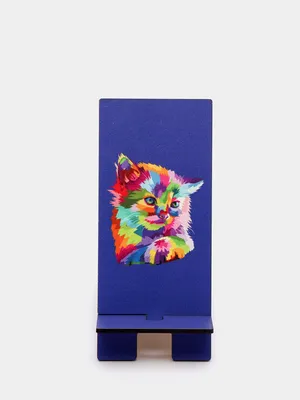 Подставка для телефона Noez \"Кошка\" бронзовый металлик, купить в Москве,  цены в интернет-магазинах на Мегамаркет