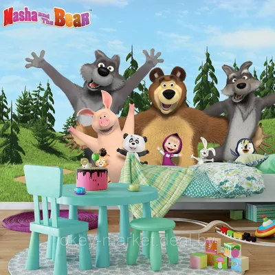 Скачать обои маша и медведь, masha and the bear разрешение 640x960 #26986