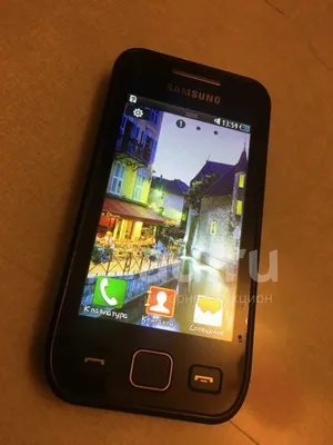 Смартфон Samsung Wave 525 GT-S5250 Blak — купить в Красноярске. Состояние:  Б/у. Смартфоны на интернет-аукционе Au.ru