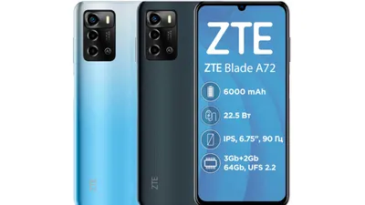 Смартфон ZTE Blade A71 3/64GB Gray | Кибернетики