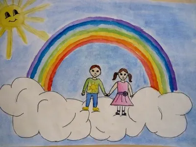 Рисунки о дружбе и друзьях детские (52 фото) » рисунки для срисовки на  Газ-квас.ком