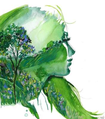 Катюша Блогер | Рисунок на тему Экология 11 | Дзен
