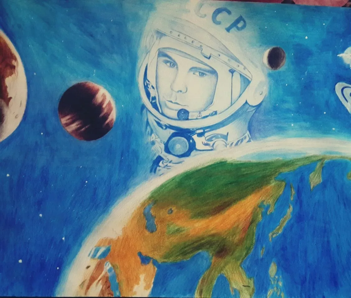 Рисунок на тему космонавтики 1 класс. Рисунок на тему космос. Рисунок на космическую тему. Рисование для детей космос. Детский рисунок на тему космос.