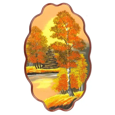 Панно с рисунком из камня \"Осень золотая\" 45х29 см 119591 купить в  Севастополе в интернет-магазине Уральский сувенир
