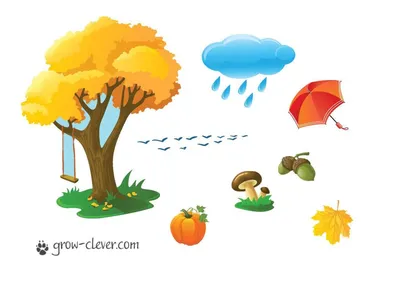 занятие на тему осень | Для детей, Цветные игры, Осень