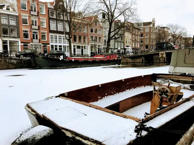 Последний день зимы в Амстердаме | Пикабу