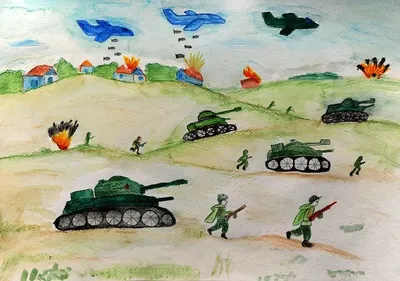Рисунок тема война легко (48 фото) » рисунки для срисовки на Газ-квас.ком