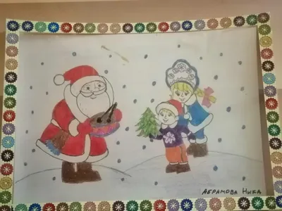 Детский рисунок здравствуй гостья зима (50 фото) » рисунки для срисовки на  Газ-квас.ком