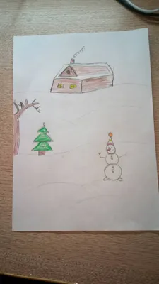 Зимушка зима детские рисунки - 72 фото