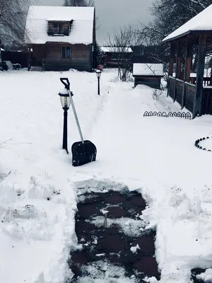 Пейзаж зимней деревне Раскраски на тему зима