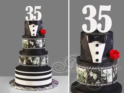 Черный мужской торт | Elegant birthday cakes, Cake for husband, Birthday  cake for husband