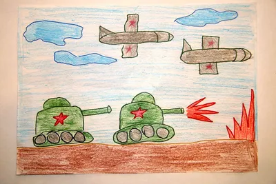 Рисунки на военную тему для срисовки - 57 фото