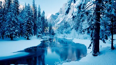 Обои Природа Зима, обои для рабочего стола, фотографии природа, зима, горы,  снег, пейзаж Обои для рабочего стола, скачать обои картинки заставки на  рабочий стол.