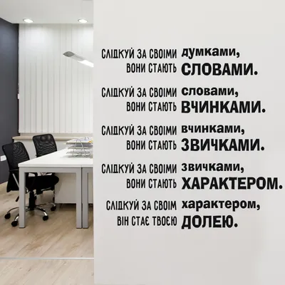 Заказать изготовление надписей и слов на стену интерьера в Москве