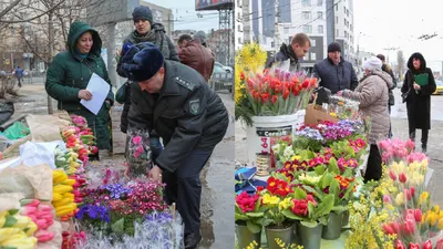 Праздничный букет накануне 8 Марта | Уткина заводь