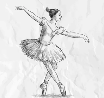 Рисунок Балерины Для Срисовки (61 Фото)