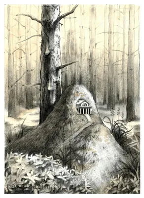 Рисунки карандашом природа и животные легкие (48 фото) » рисунки для  срисовки на Газ-квас.ком