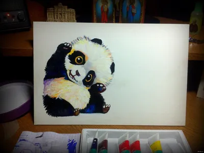 Обои Нарисованные панды, картинки - Обои для рабочего стола Нарисованные  панды фото из альбома: (животные)