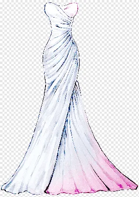 Модное платье Модель Манекен Иллюстрация, ручная роспись женское платье,  Акварельная живопись, нарисованная, фотография png | Klipartz