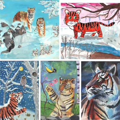 Рисунки тигра карандашом для срисовки (23 фото) 🔥 Прикольные картинки и  юмор