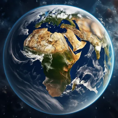 Наша планета Земля высокая графика …» — создано в Шедевруме