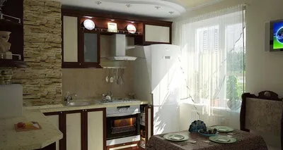 Натяжной потолок для кухни | Фото дизайнов в интерьере | Цена с установкой  в Москве | Выбрать вариант полотна