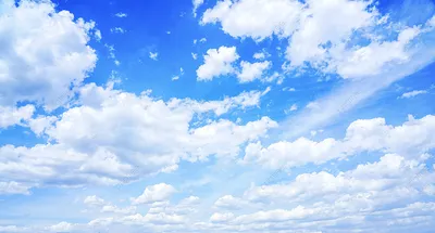 Свежее и красивое голубое небо и белые облака фотография карта Фон И  картинка для бесплатной загрузки - Pngtree