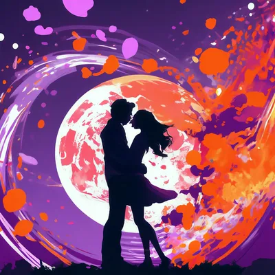 Невероятная связь в стиле Dream Art💖 Любовь и нежность - чувства, которые  переполняют Арт, картина говорит сама за себя🥰 Передадим… | Instagram