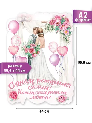 Открытка на день свадьбы - пожелание тепла и нежности в семейной жизни |  Нежности, День свадьбы, Открытки