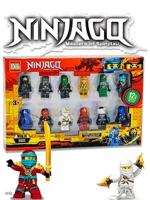 Moni Набор лего человечки конструктор Ninjago Ниндзяго