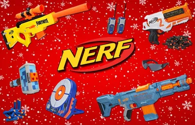 Наша оружейная стена немного разрослась. Nerf only. | Пикабу