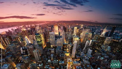 Фотографии Нью-Йорк США Мосты Ночь речка Небоскребы Уличные фонари Города  штаты Реки Ночные | Stadtlandschaft, New york, New york city
