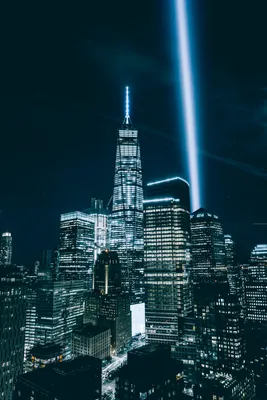 Фотограф показал ночной Нью-Йорк с высоты в два километра -  Korrespondent.net