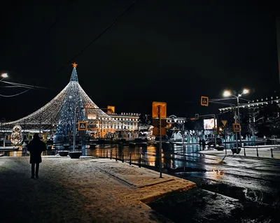Зимняя ночь в провициальном городе :: Константин Бобинский – Социальная  сеть ФотоКто