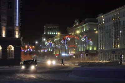 Первая снежная ночь. Фотограф Анна Северина