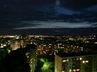 Купить картину Огни ночного города в Москве от художника Богданова Мария