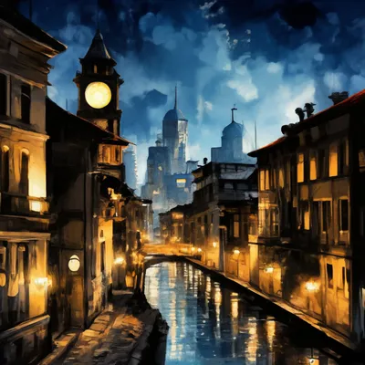 иллюстрация улицы ночного города, ночь, Улица города, город фон картинки и  Фото для бесплатной загрузки