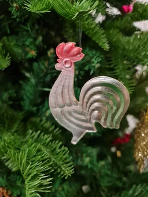 Новогоднее украшение в год Петуха, имитация петуха, поддельный петух  20*10*25 см | AliExpress
