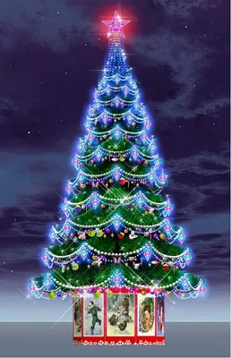 Интерьерная новогодняя елка с игрушками Pastel Petals купить по цене 44507  грн | Украфлора