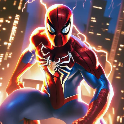 Человек паук 2, новый человек паук …» — создано в Шедевруме
